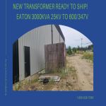 New Eaton 3000KVA 25KV to 347/600V Outdoor Liquid Filled Transformer